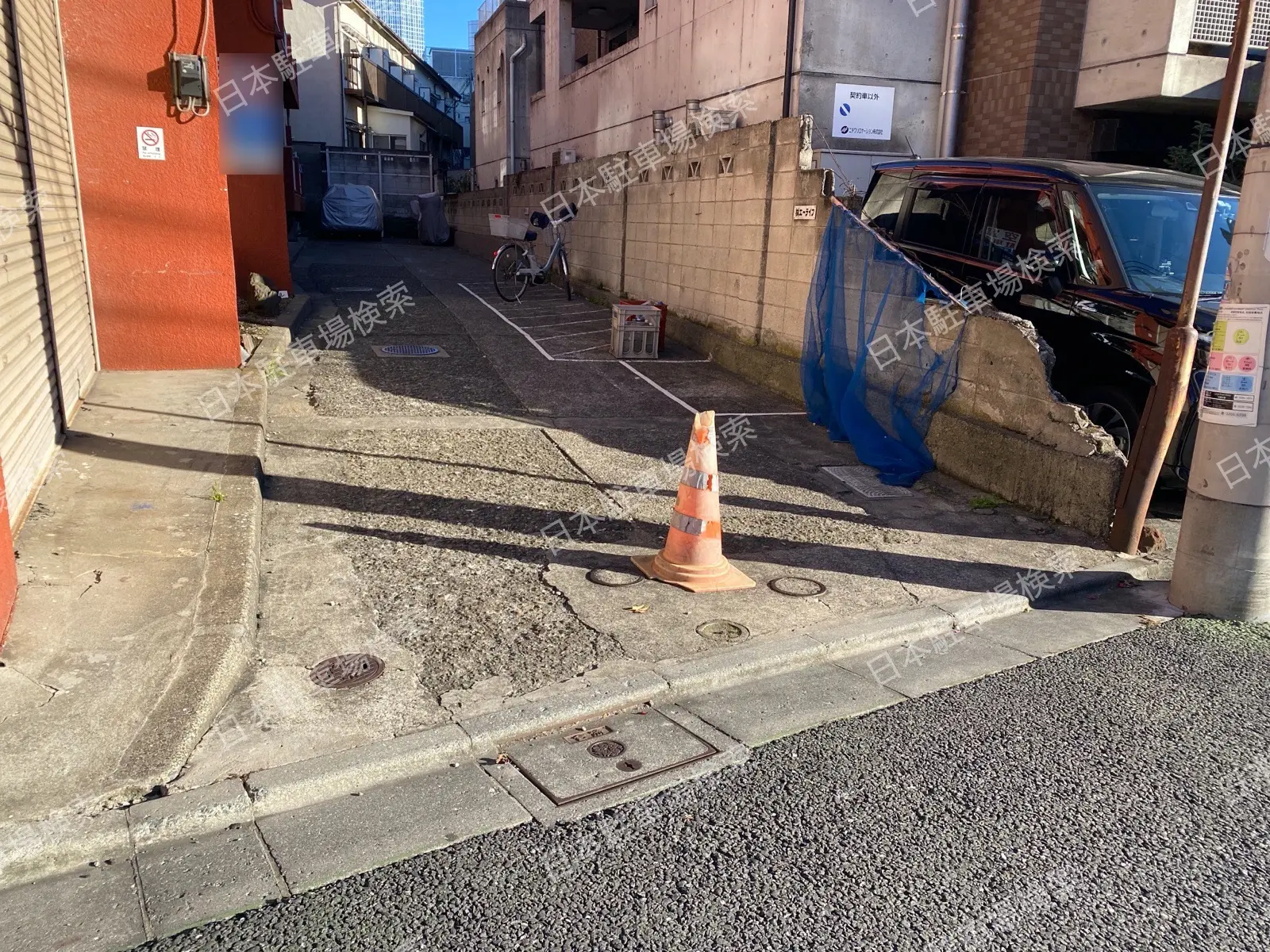 新宿区北新宿１丁目月極駐車場