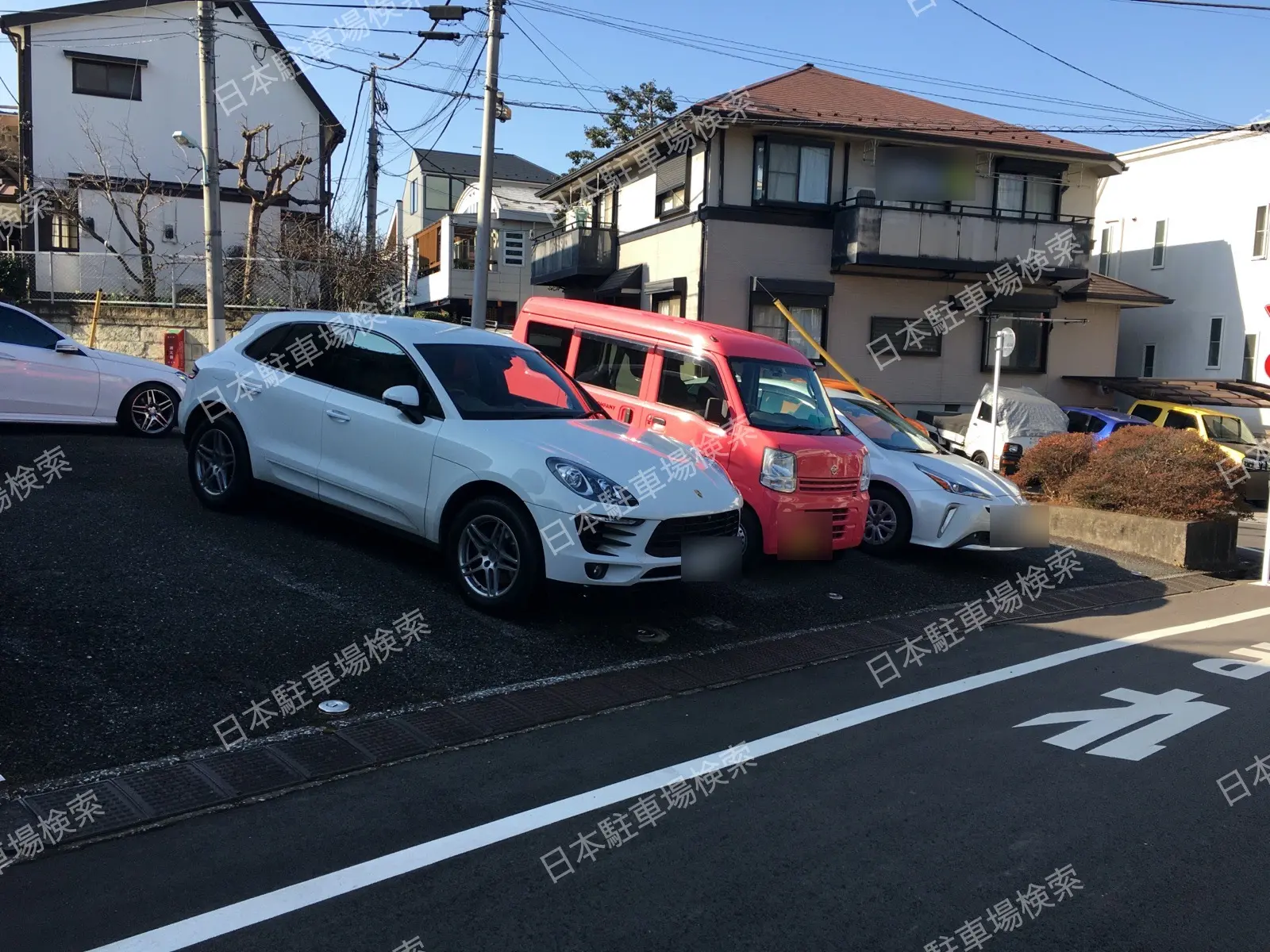 目黒区柿の木坂３丁目　月極駐車場