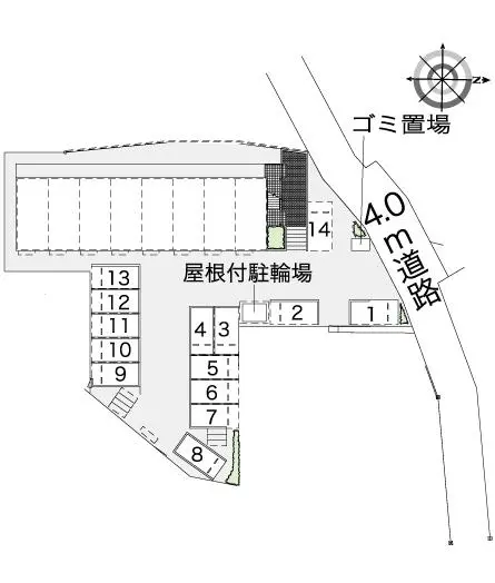 ★手数料０円★仙台市宮城野区小鶴１丁目　月極駐車場（LP）